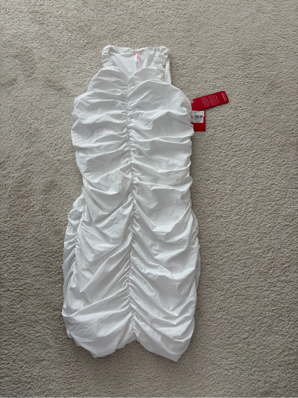 Classic Ruched Mini Dress - Picture 2 of 4